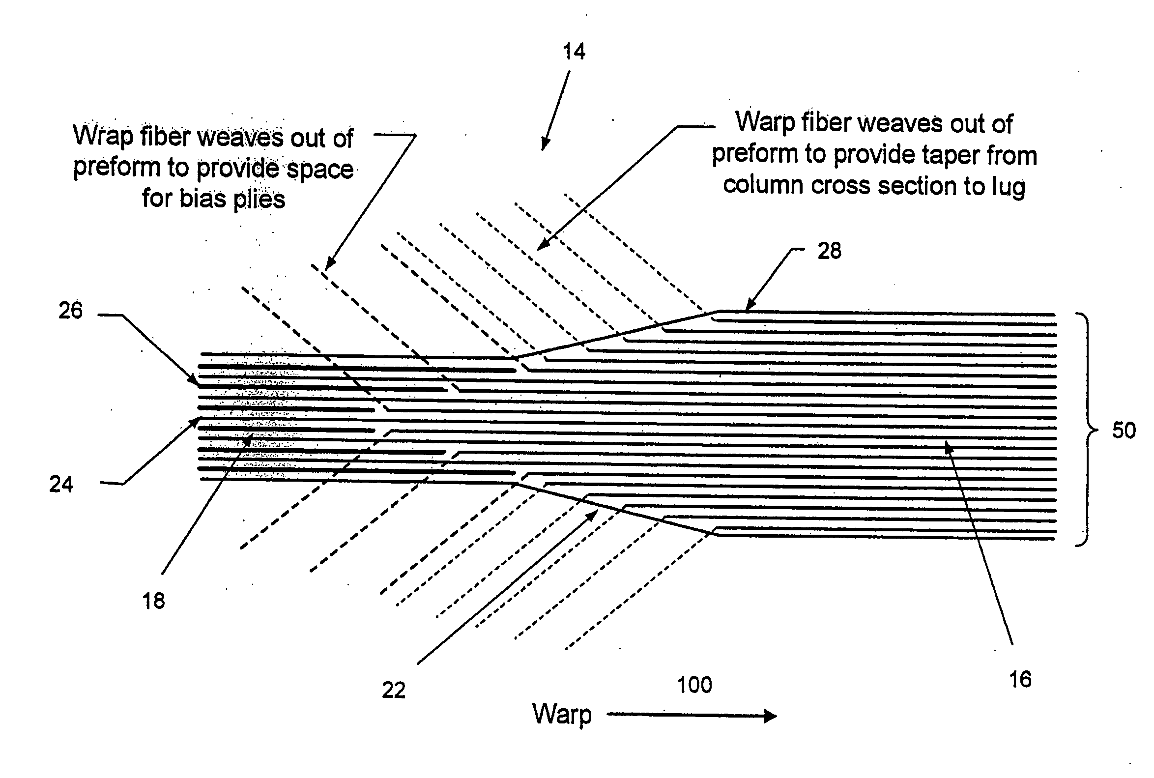 Hybrid Three-Dimensional Woven/Laminated Struts for Composite Structural Applications