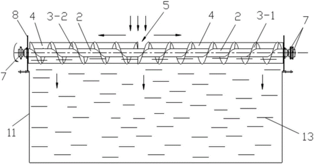 Defibering, paving and screening device and method for recycled materials