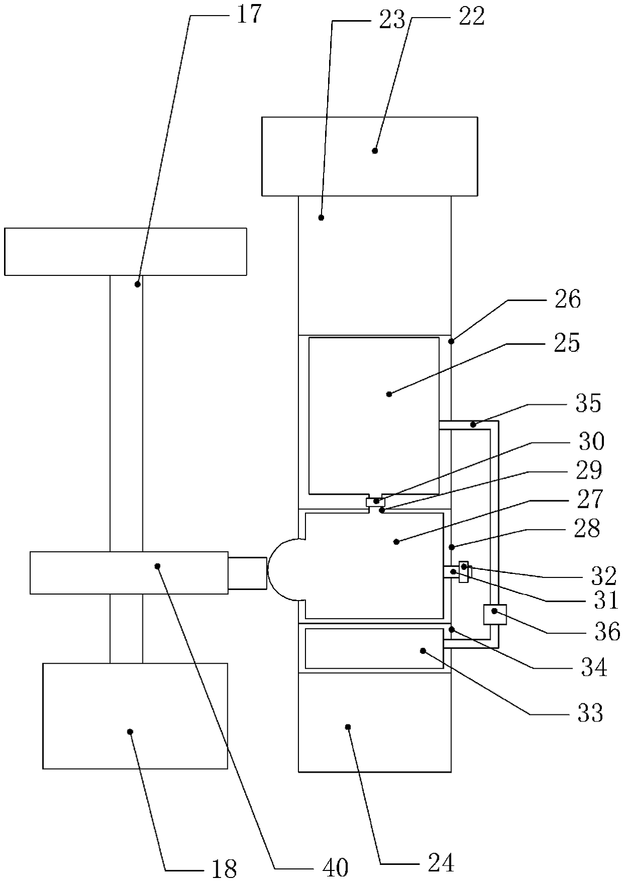 Automatic material receiving device for machine tool materials