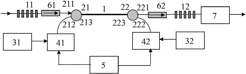 Optical comb interferometer with adjustable center wavelength and channel spacing