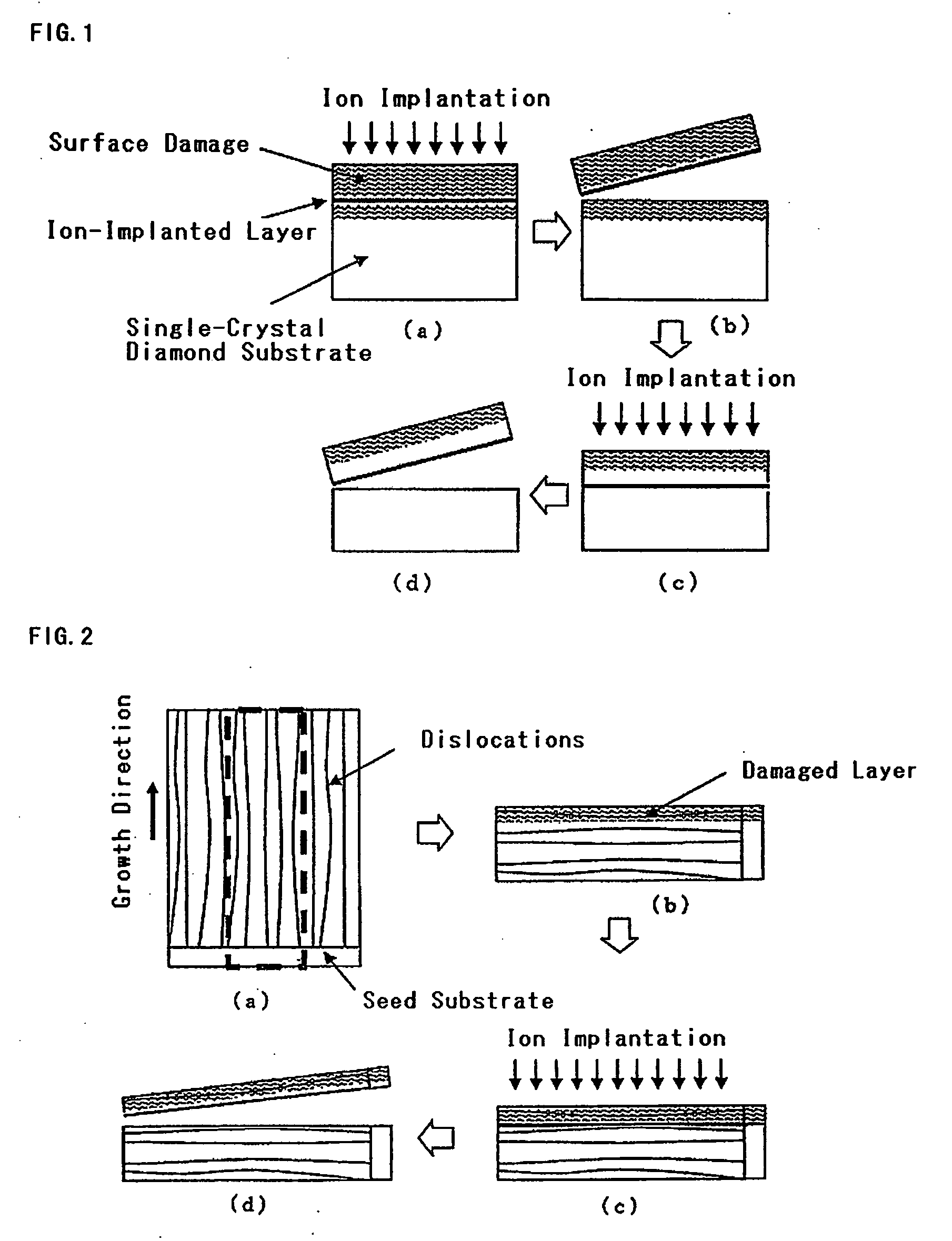 Removal method of surface damage of single crystal diamond