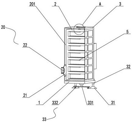 Automatic storage cabinet and storage method thereof