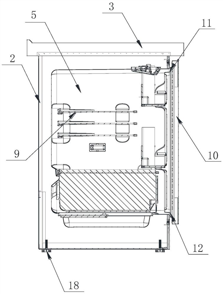 Combined cupboard type refrigerator