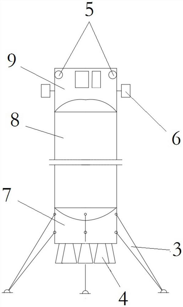 Carrier rocket previous level recycling system and method and carrier rocket recycling system