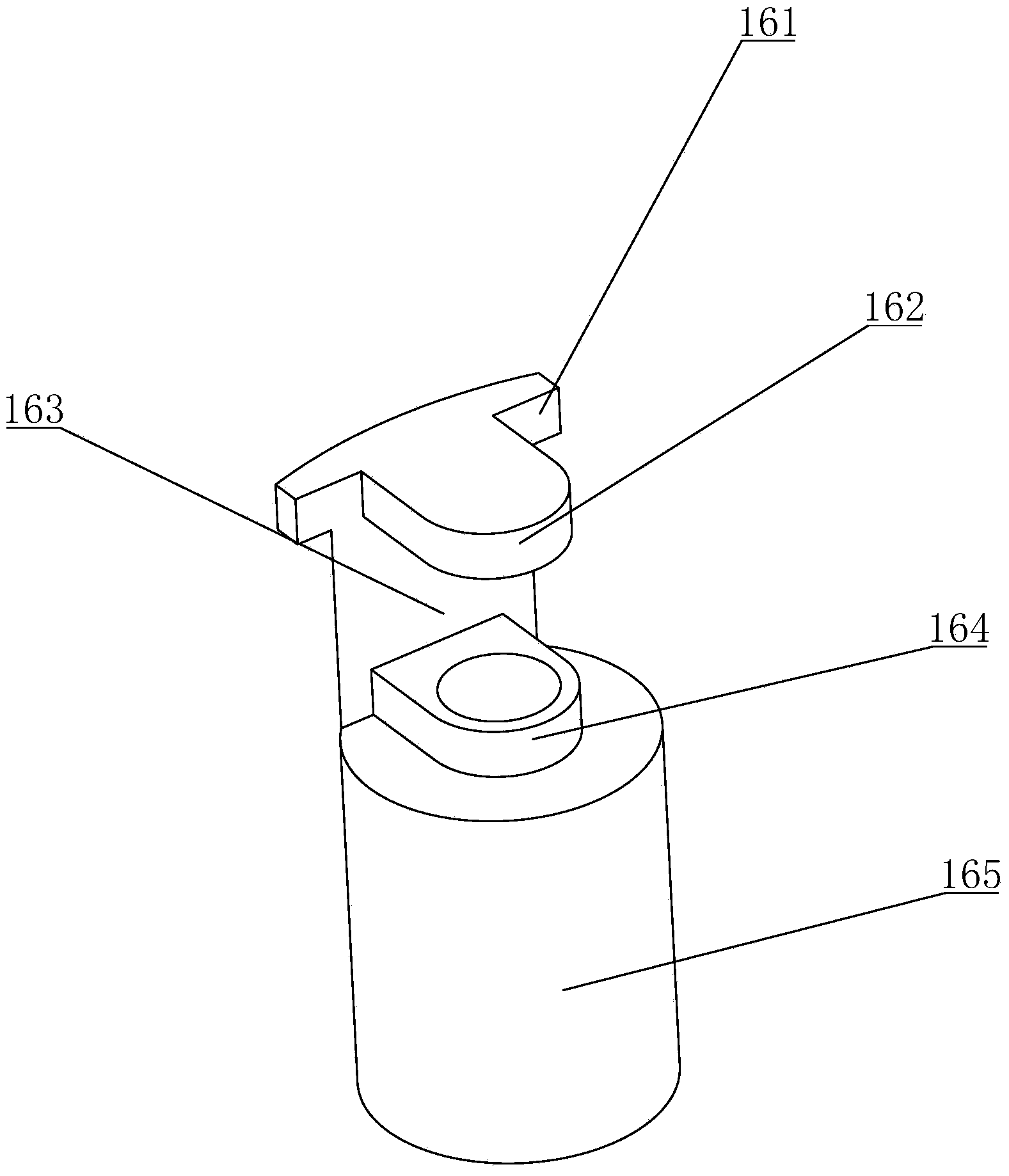 Automatic detection mechanism of automobile air-condition compressor valve body