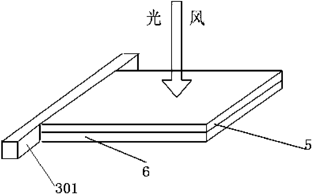 Blade-free wind power and photovoltaic double-layer independent power generation system and control method thereof