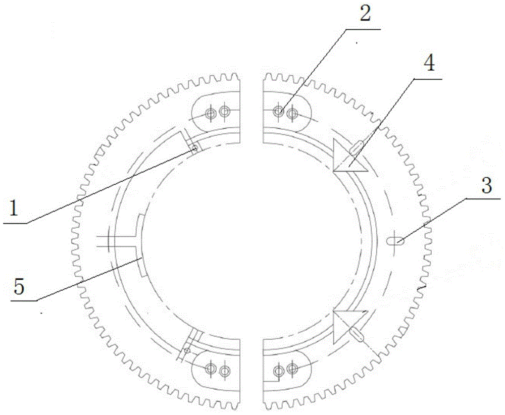 Process for machining special winding gears for transformers with roll iron cores