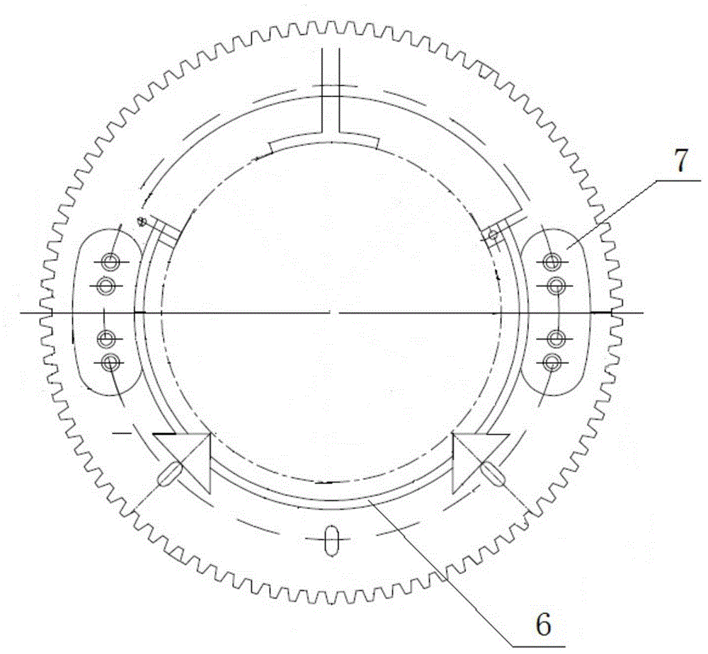 Process for machining special winding gears for transformers with roll iron cores