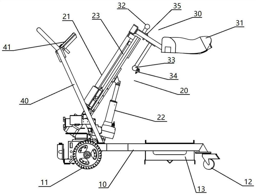 Exoskeleton walking aid system and control method