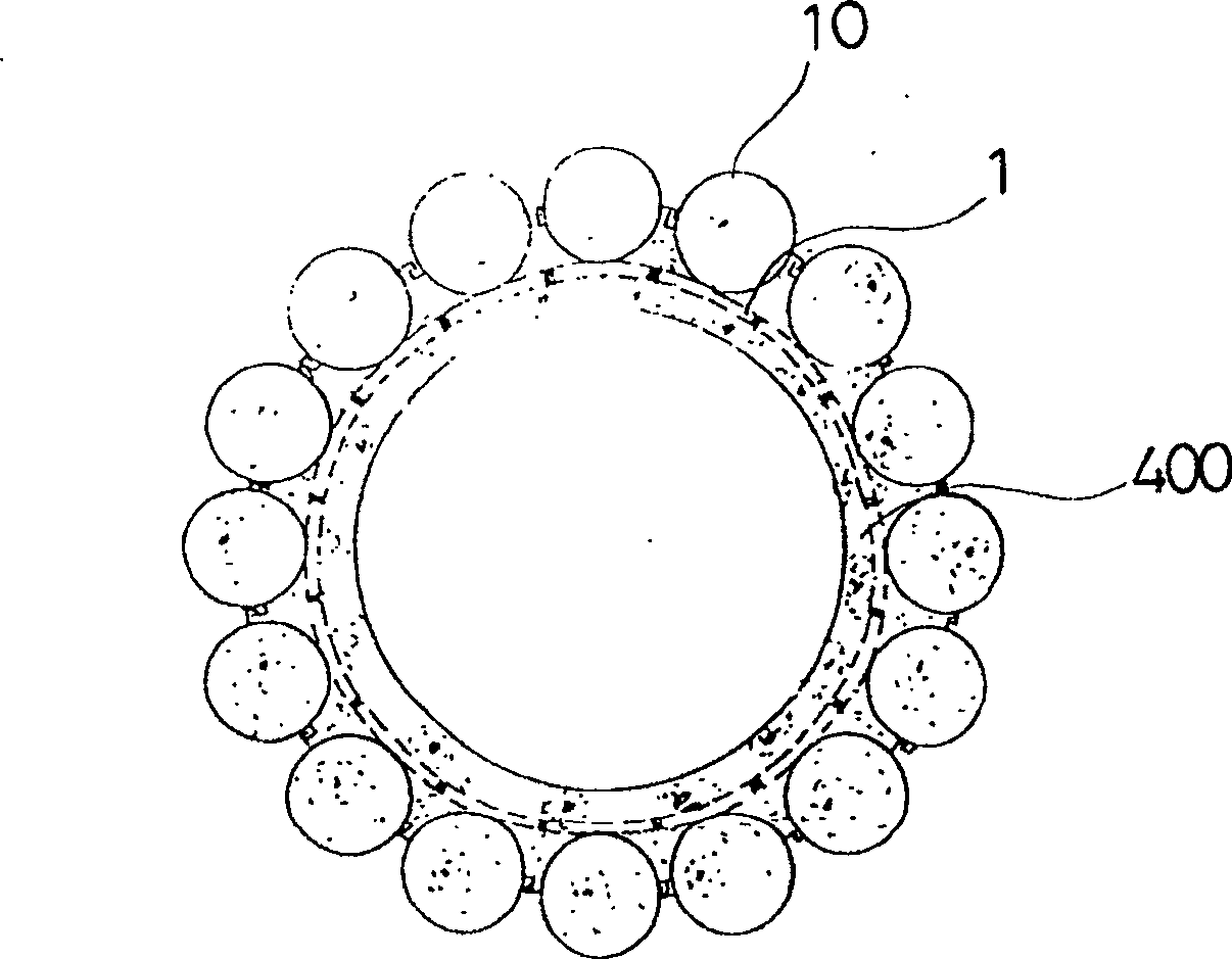 Method for laying structures of forming underground tunnel and its structure