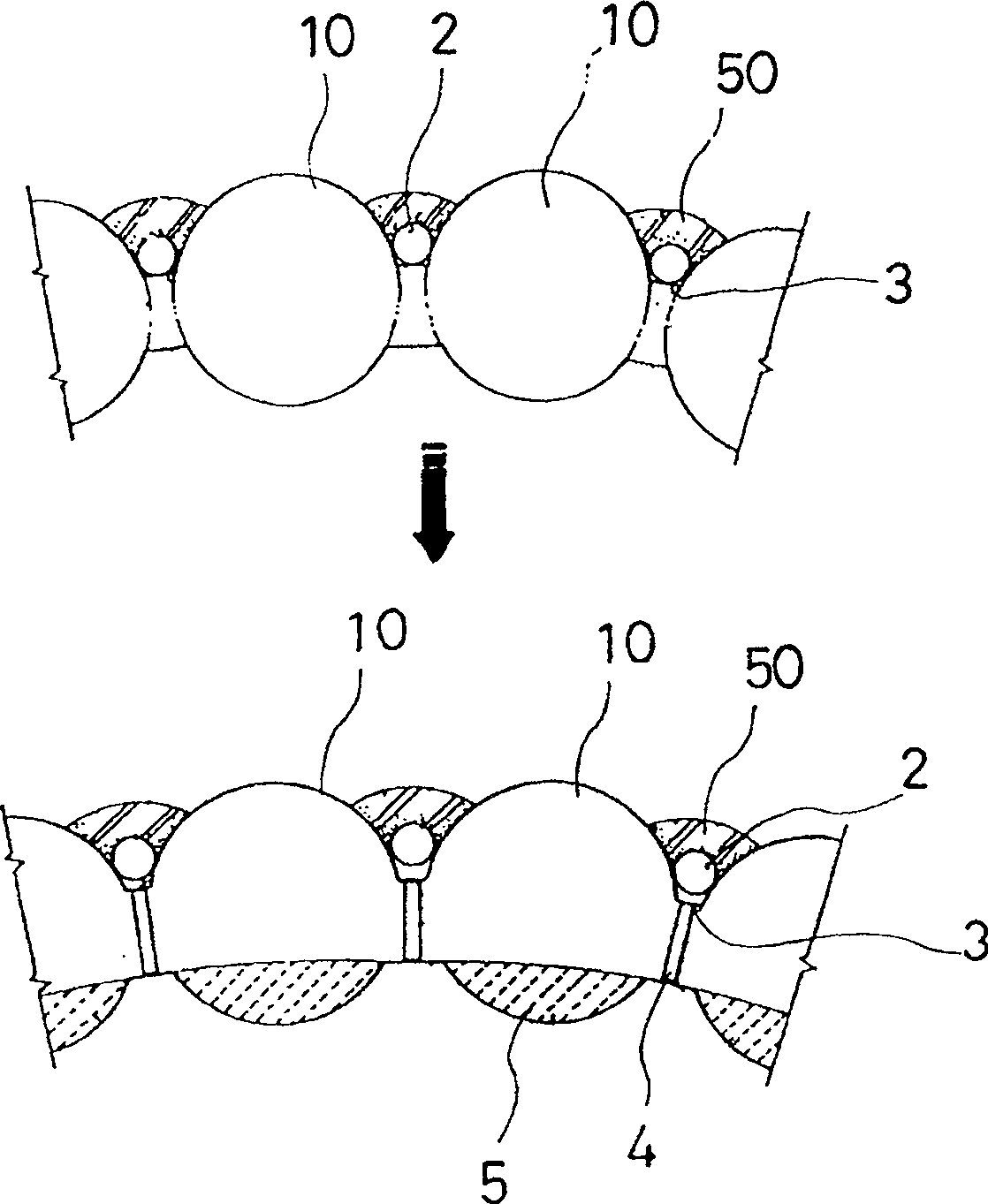 Method for laying structures of forming underground tunnel and its structure