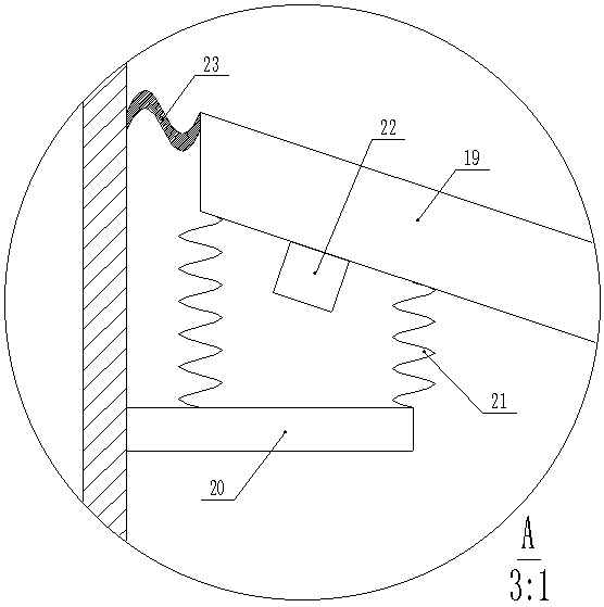 Brick tea crushing device