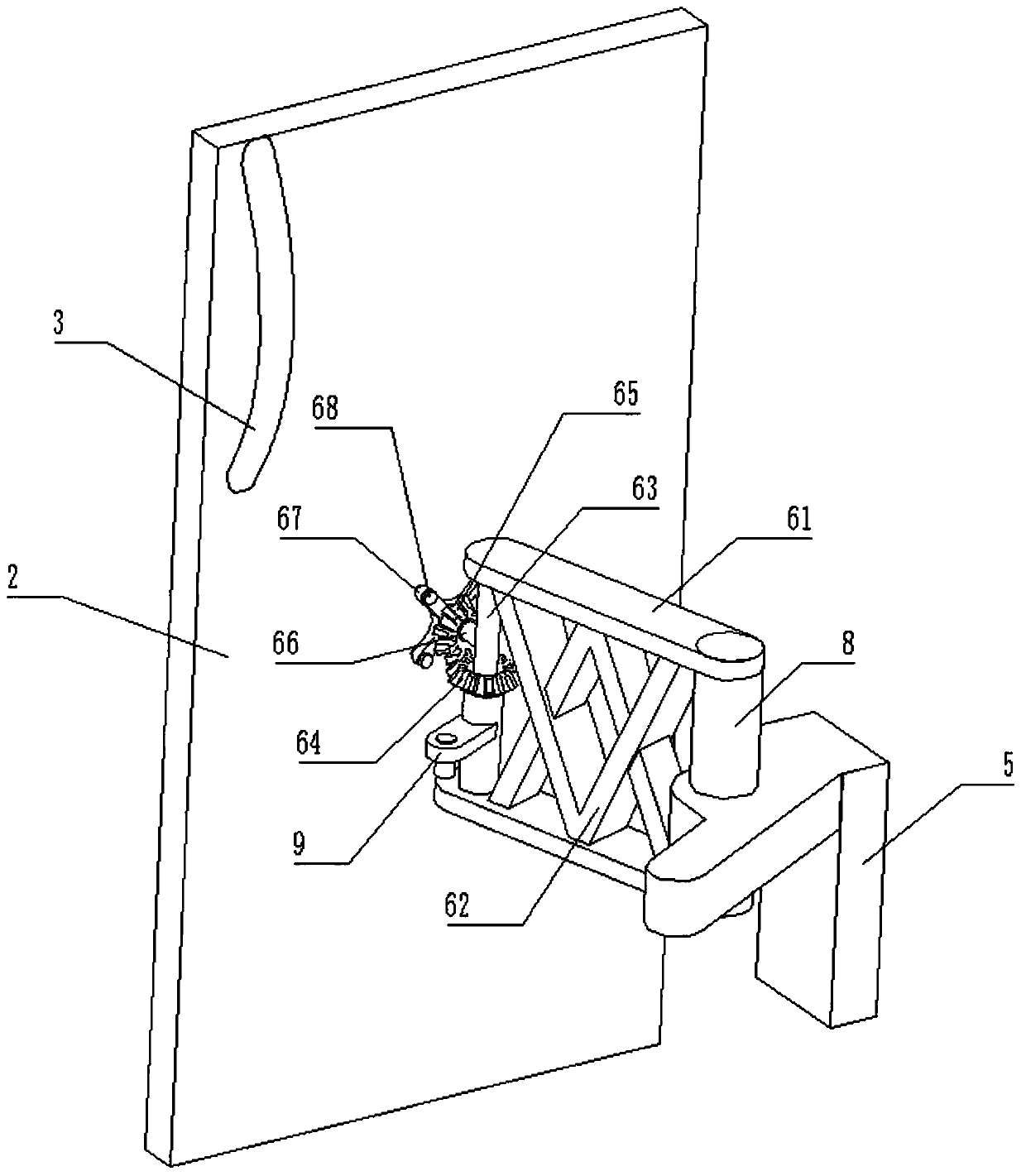 Vehicle door connection hinge