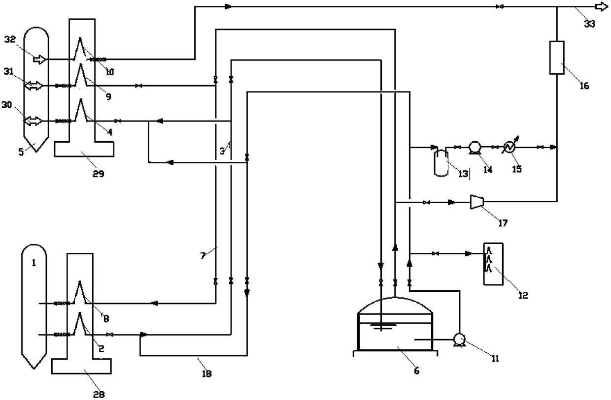 Gasifying system for liquefied natural gas receiving terminal