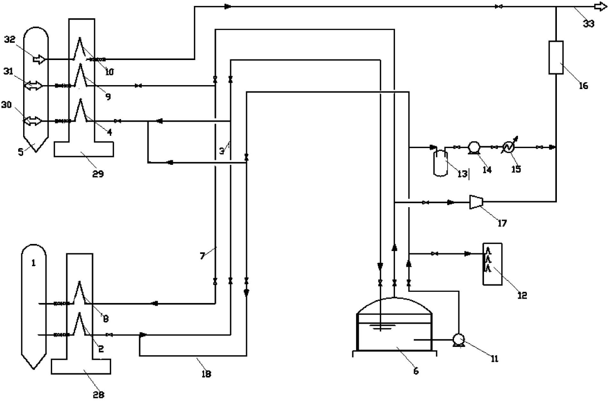 Gasifying system for liquefied natural gas receiving terminal