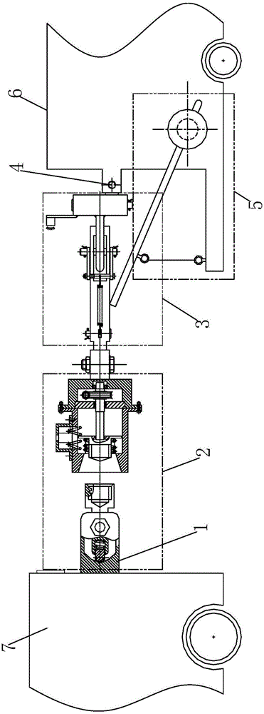 Automatic vehicle connecting device