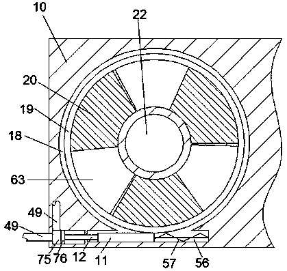 An emergency power-off braking motor