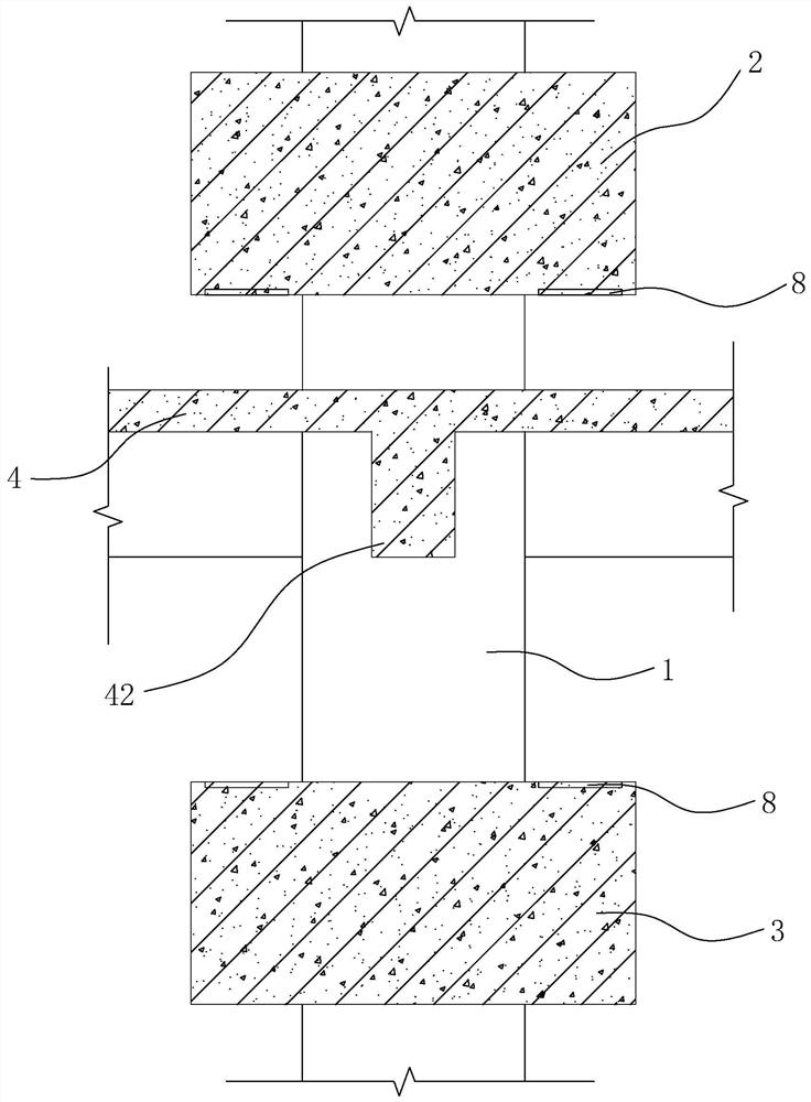 A Method for Changing Floor-to-ceiling Frame Columns to Beam-on-Column Structures