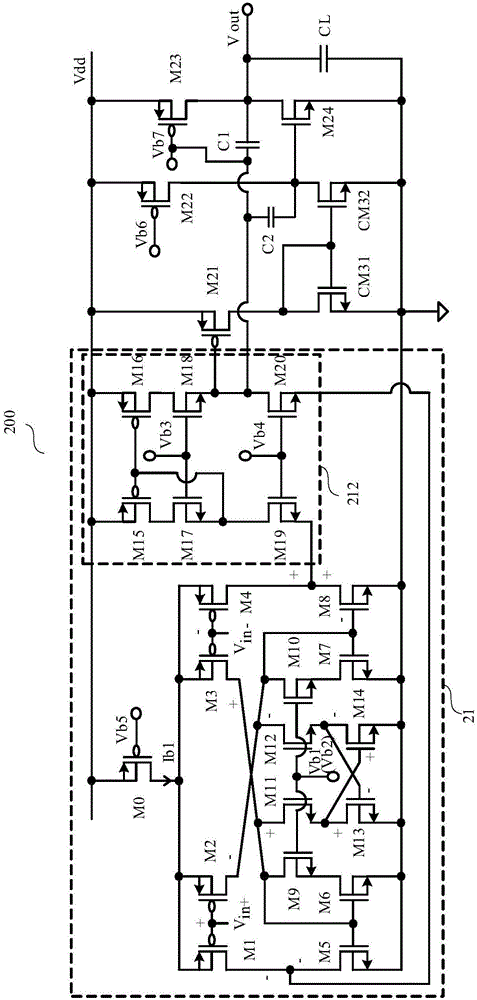 Multistage amplifier