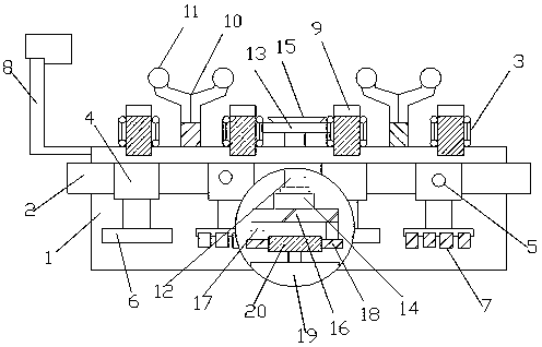 An automobile body welding jig