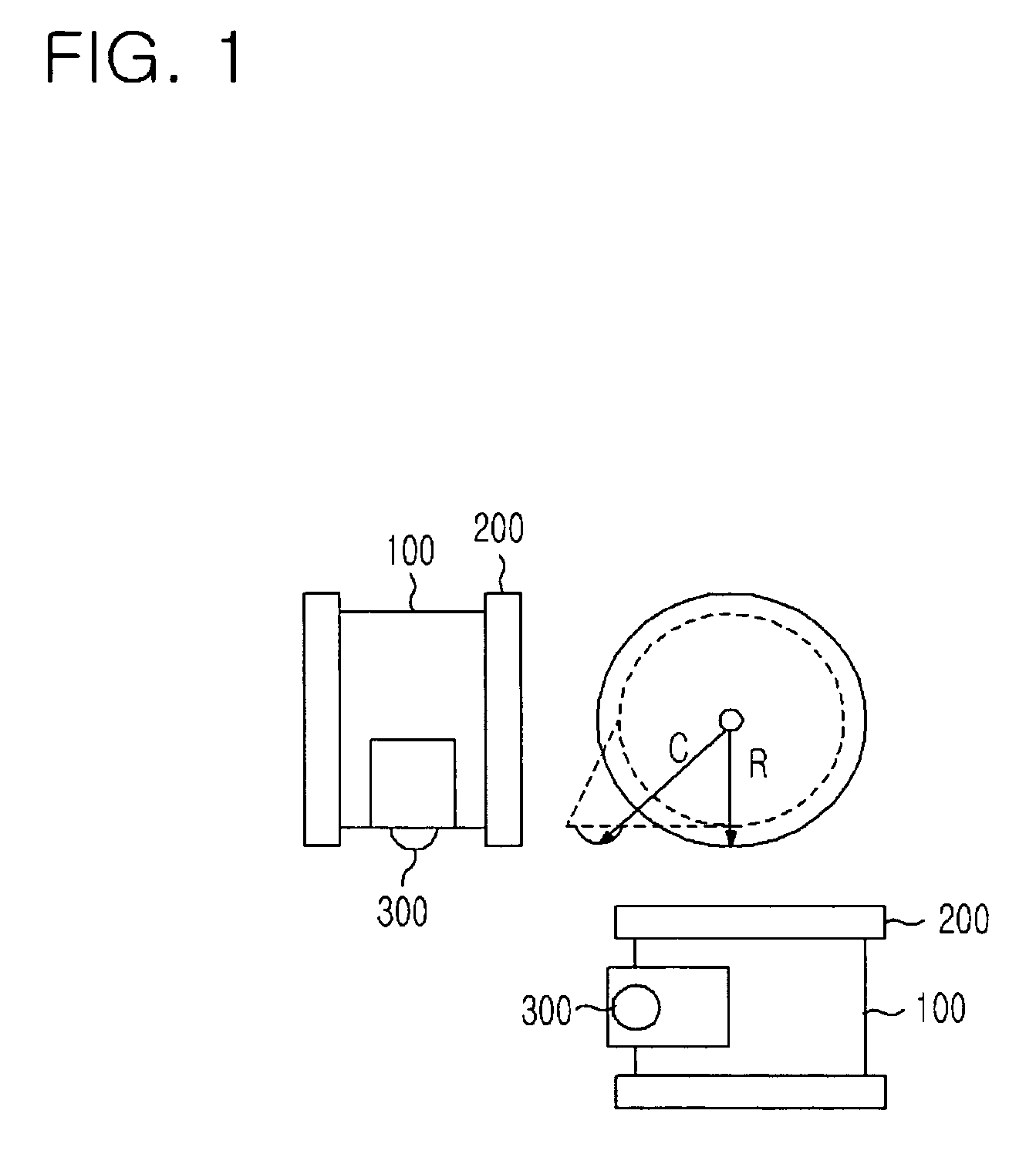 Apparatus for moving center of gravity of robot, and system and method using the same