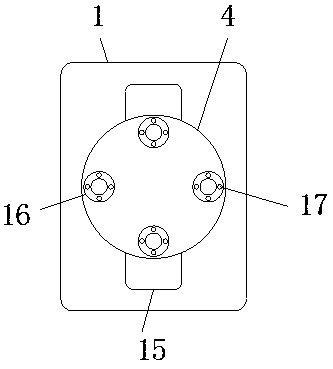 Direct discharge sieve base with damping function