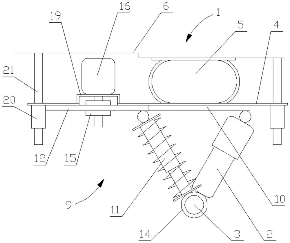 Electric vehicle rollover prevention device