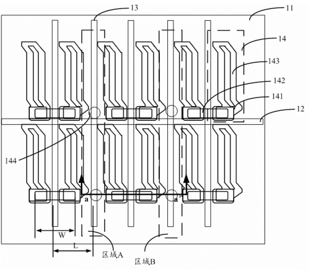 Thin-film transistor array base plate, display panel and display device