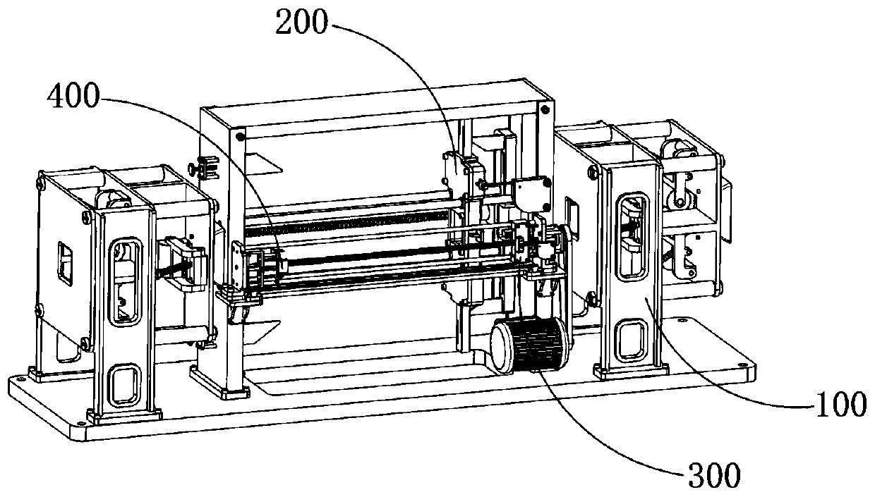 Fixed-length intermittent propelling machining technology for construction steel pipe