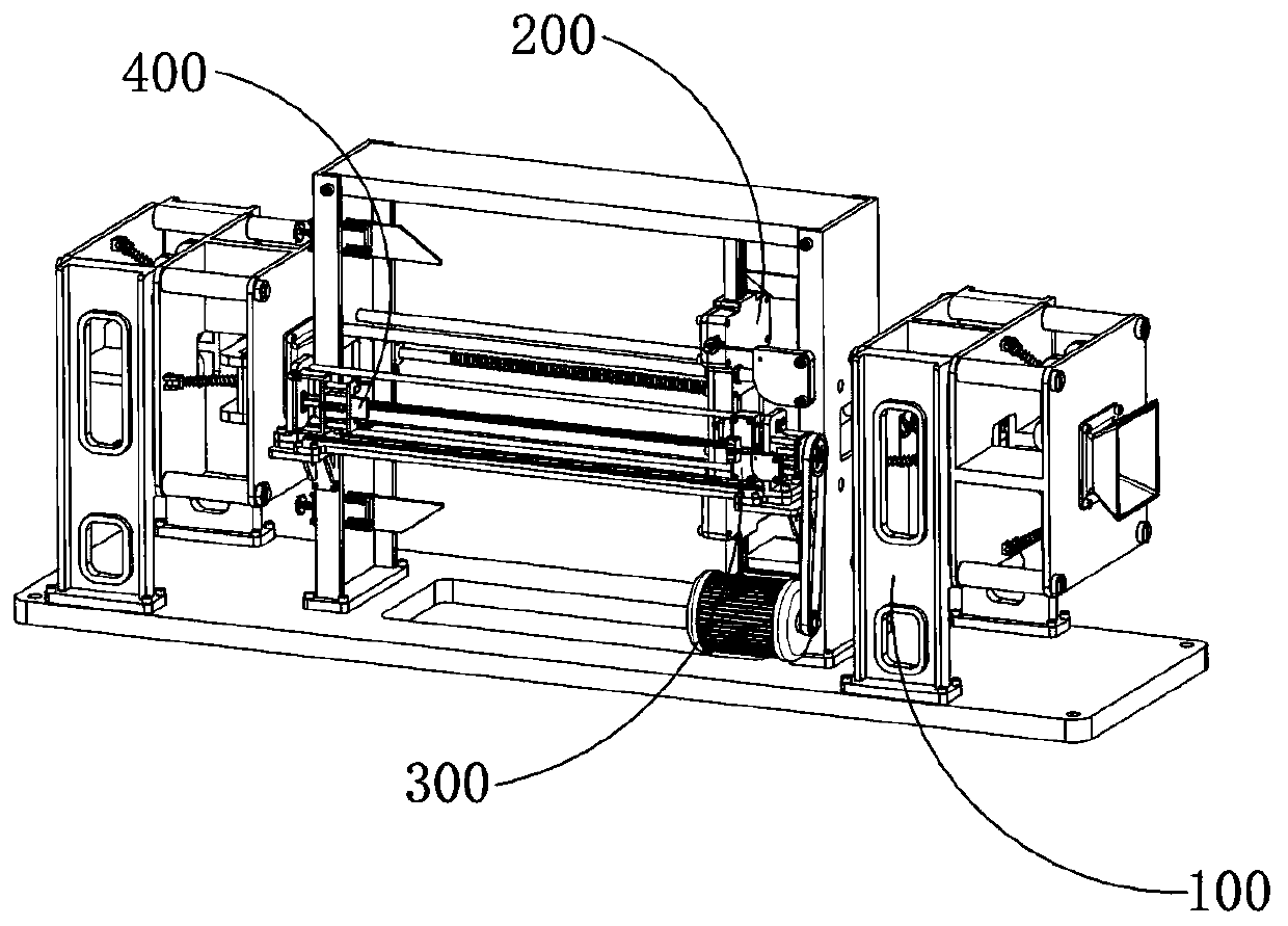 Fixed-length intermittent propelling machining technology for construction steel pipe