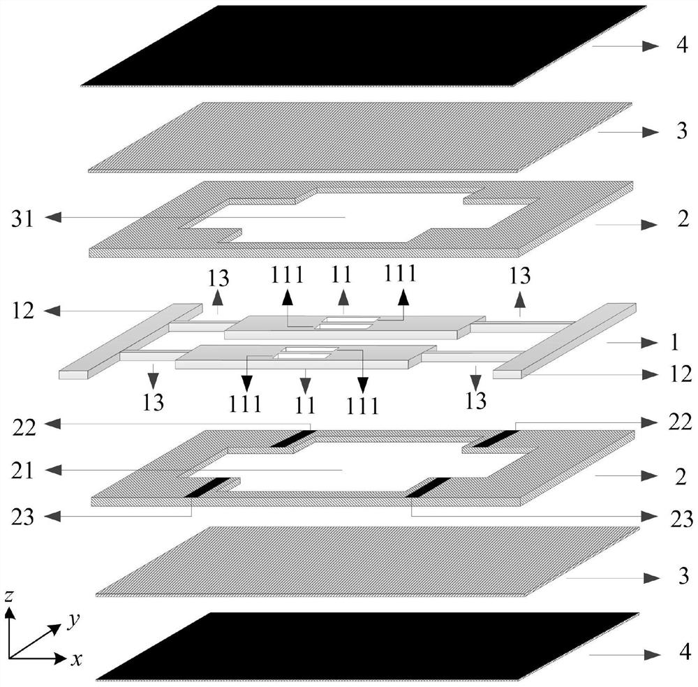 Balanced type band-shaped dielectric substrate integrated filter