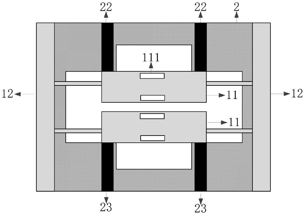 Balanced type band-shaped dielectric substrate integrated filter