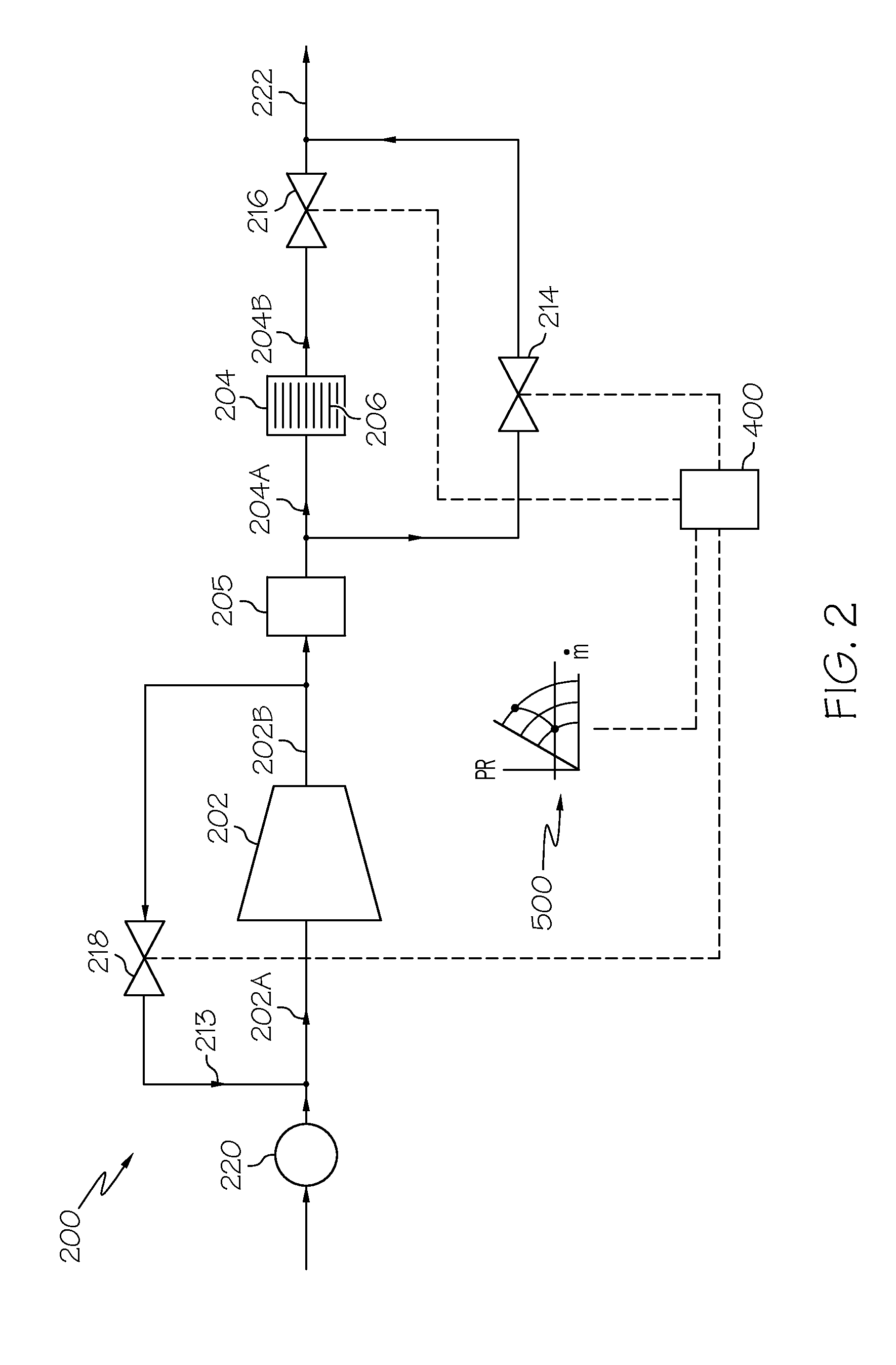 Reactive compressor surge mitigation strategy for a fuel cell power system