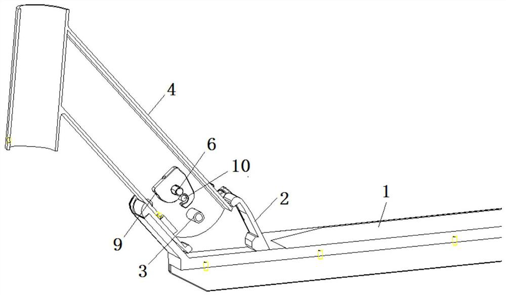 Folding mechanism of scooter