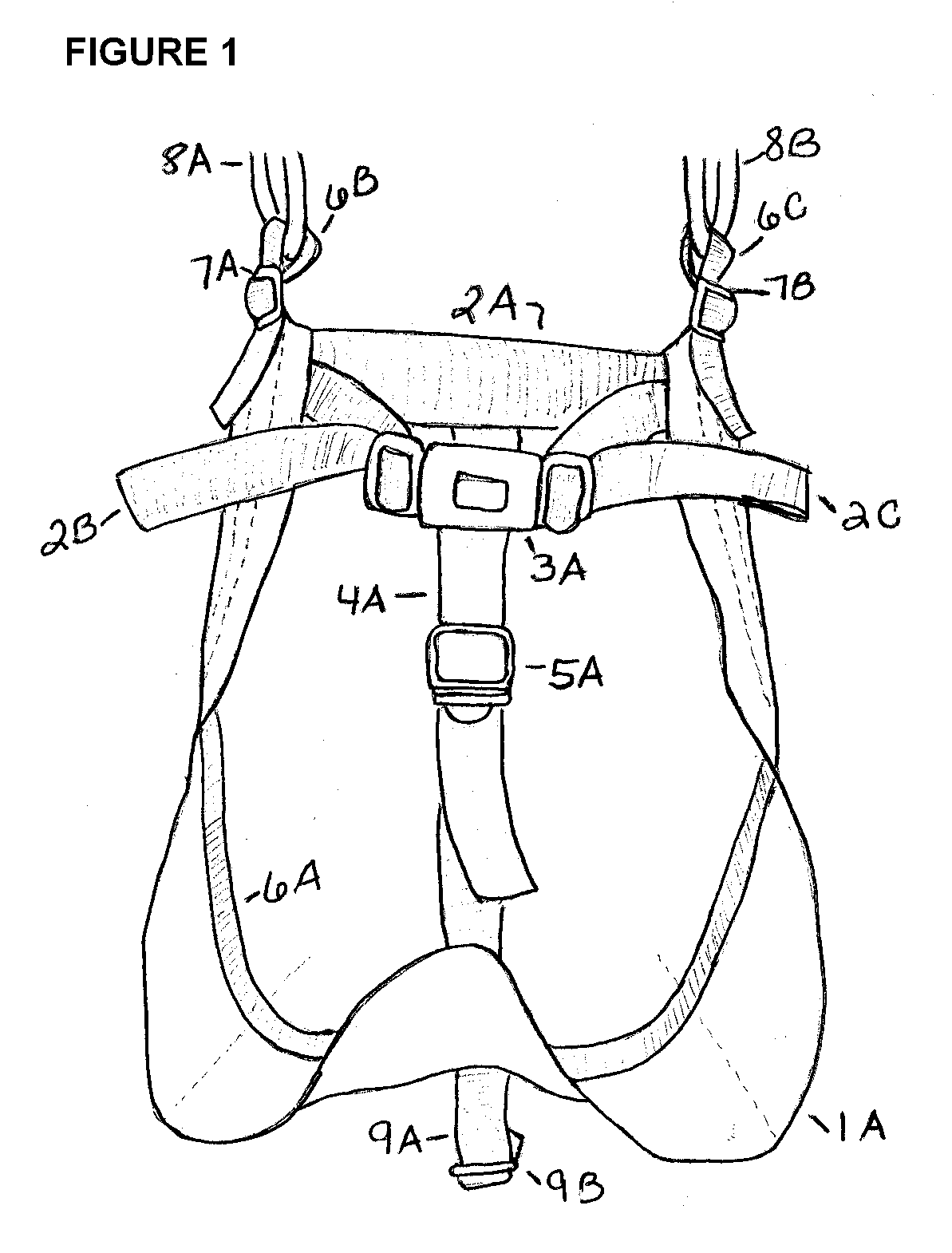 Device to temporarily convert a standard chain swing into a toddler swing.