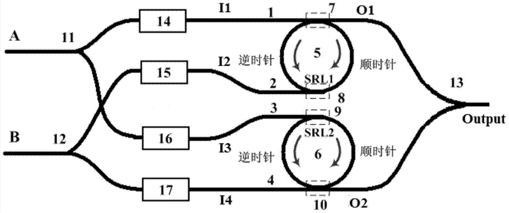 All-optical XOR logic gate based on optical bistability of vertically coupled microring laser