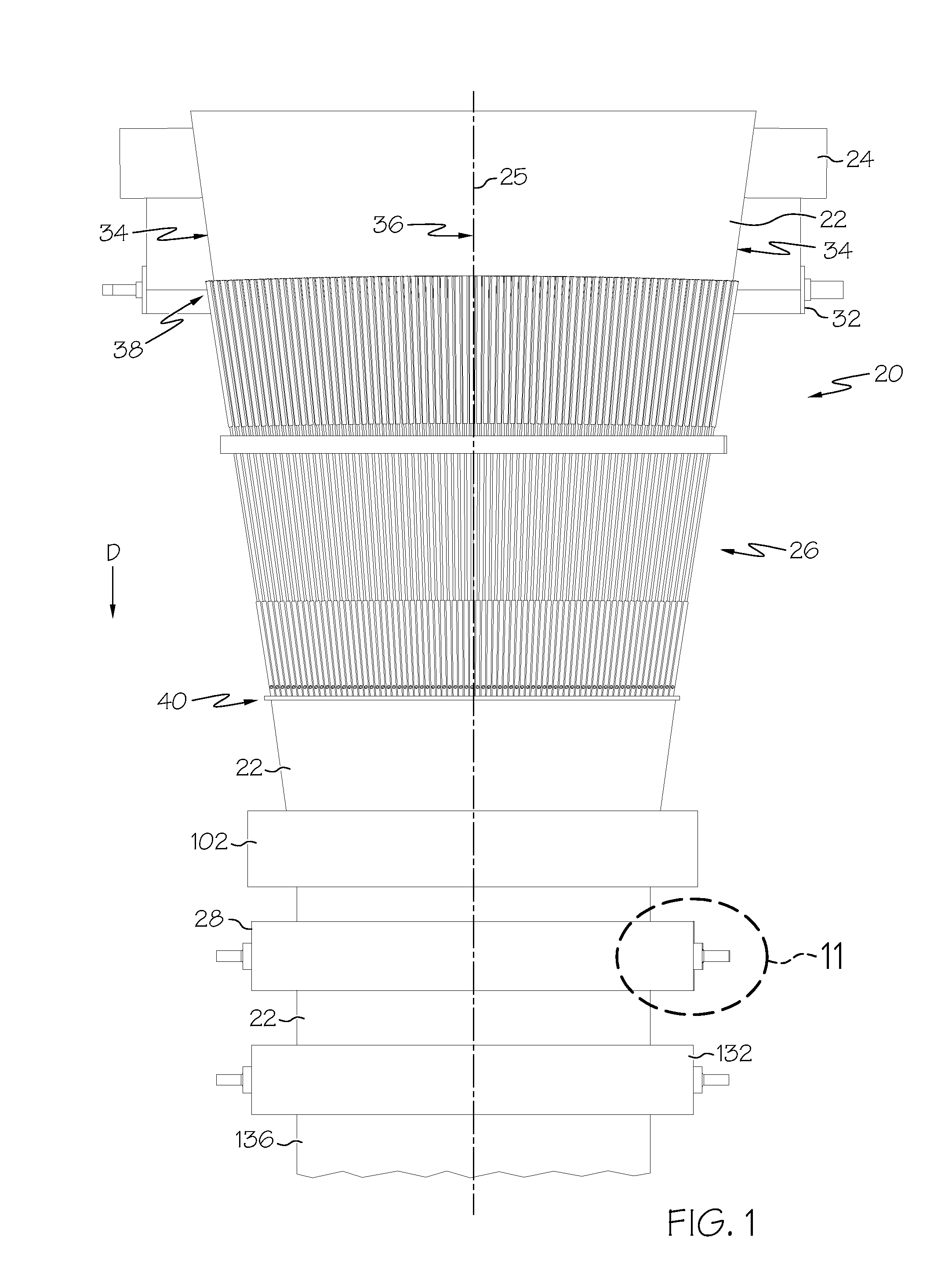 Apparatus for producing corrugated board