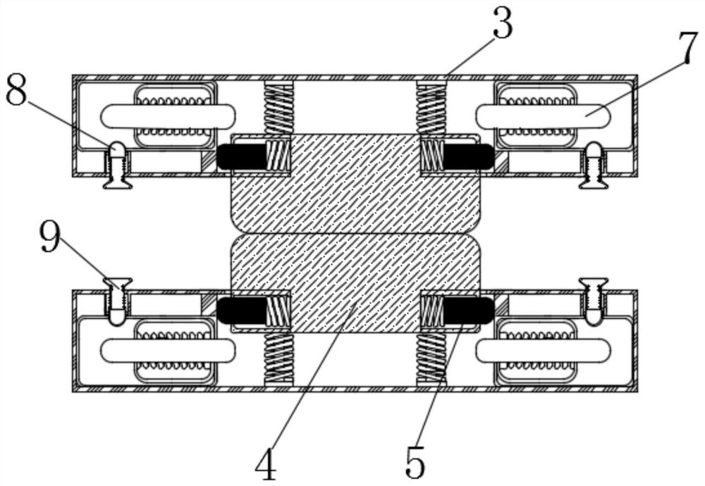 Display screen supporting device based on Internet block chain