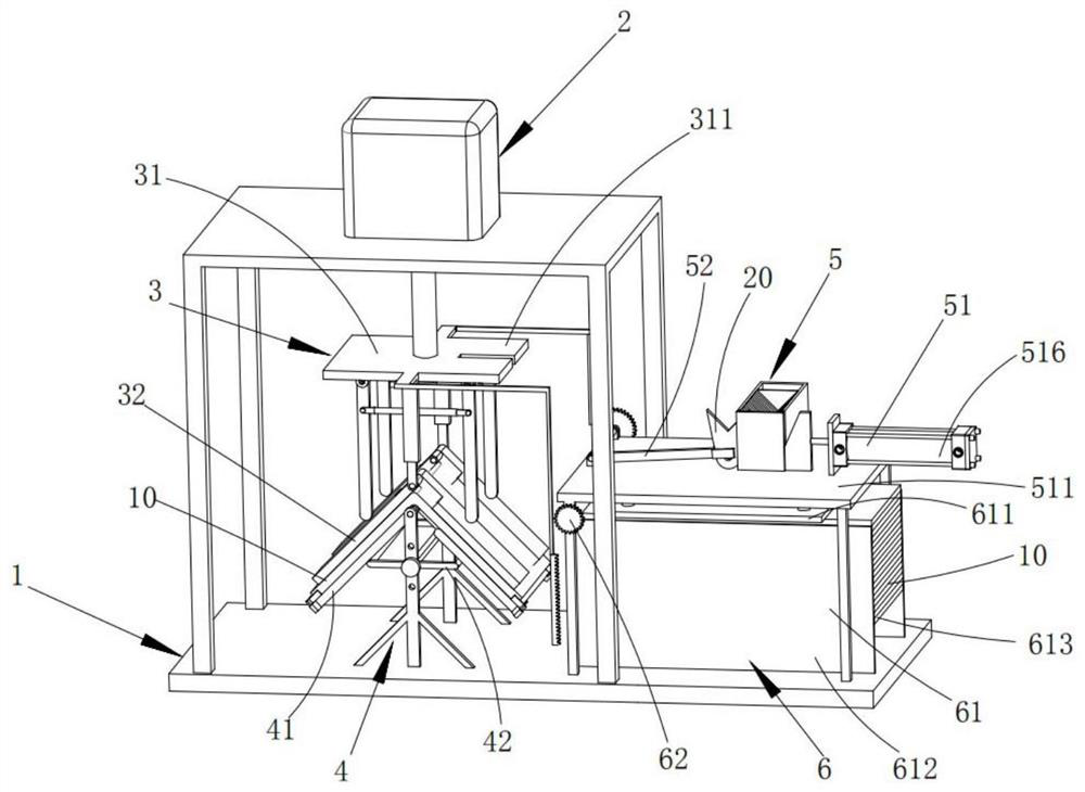 Iron accessory multi-angle bending method