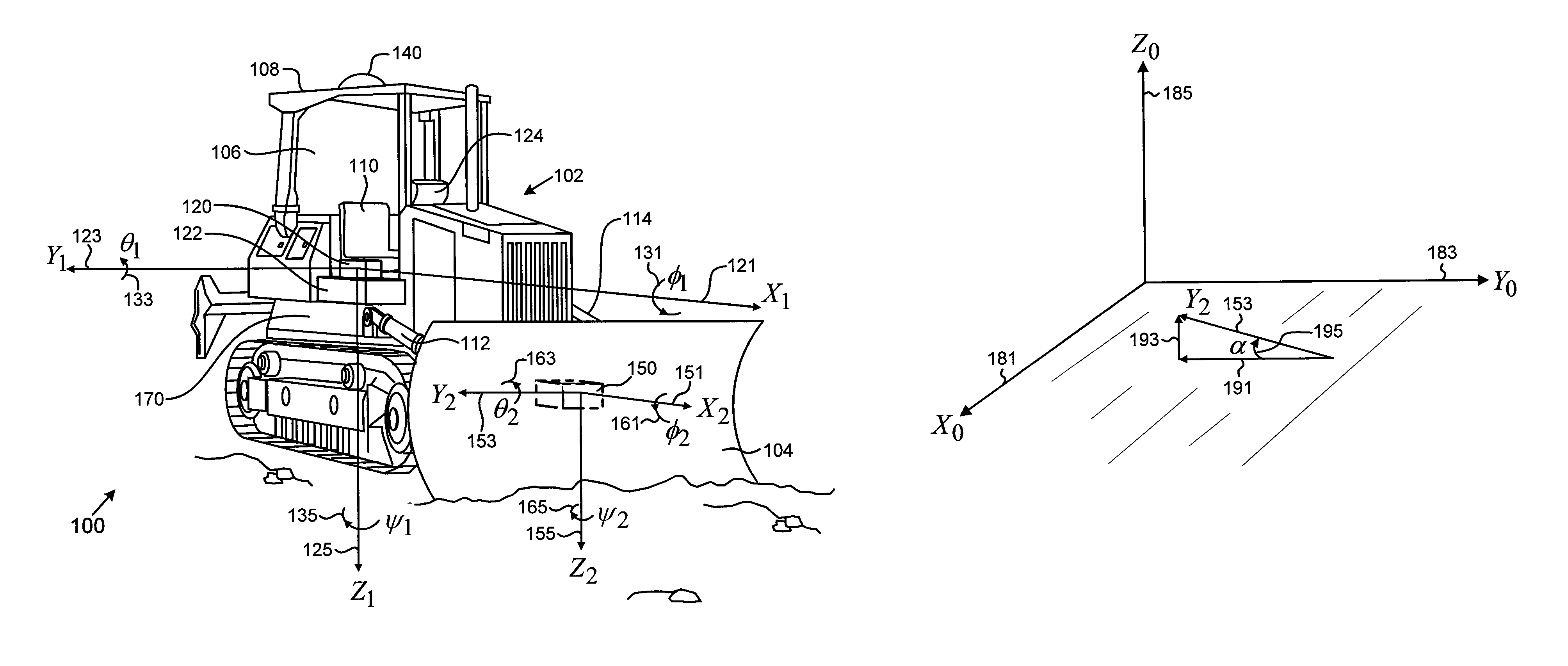 Semi-automatic control of a joystick for dozer blade control