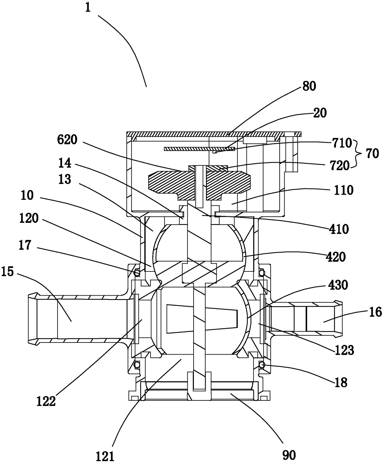 Electric control valve