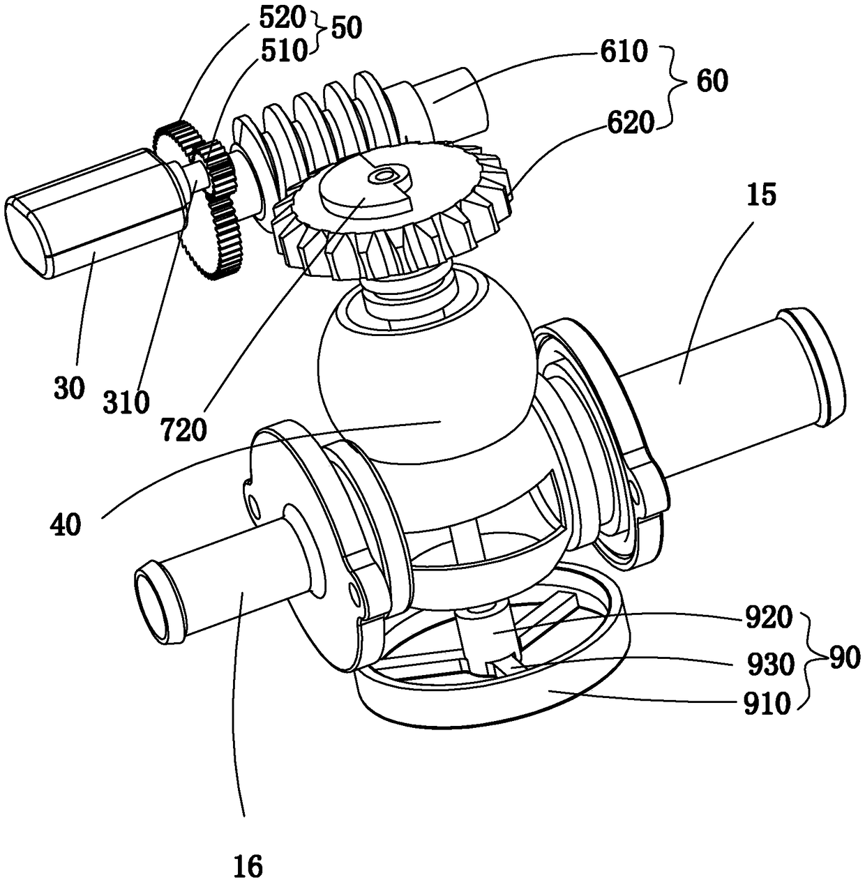 Electric control valve