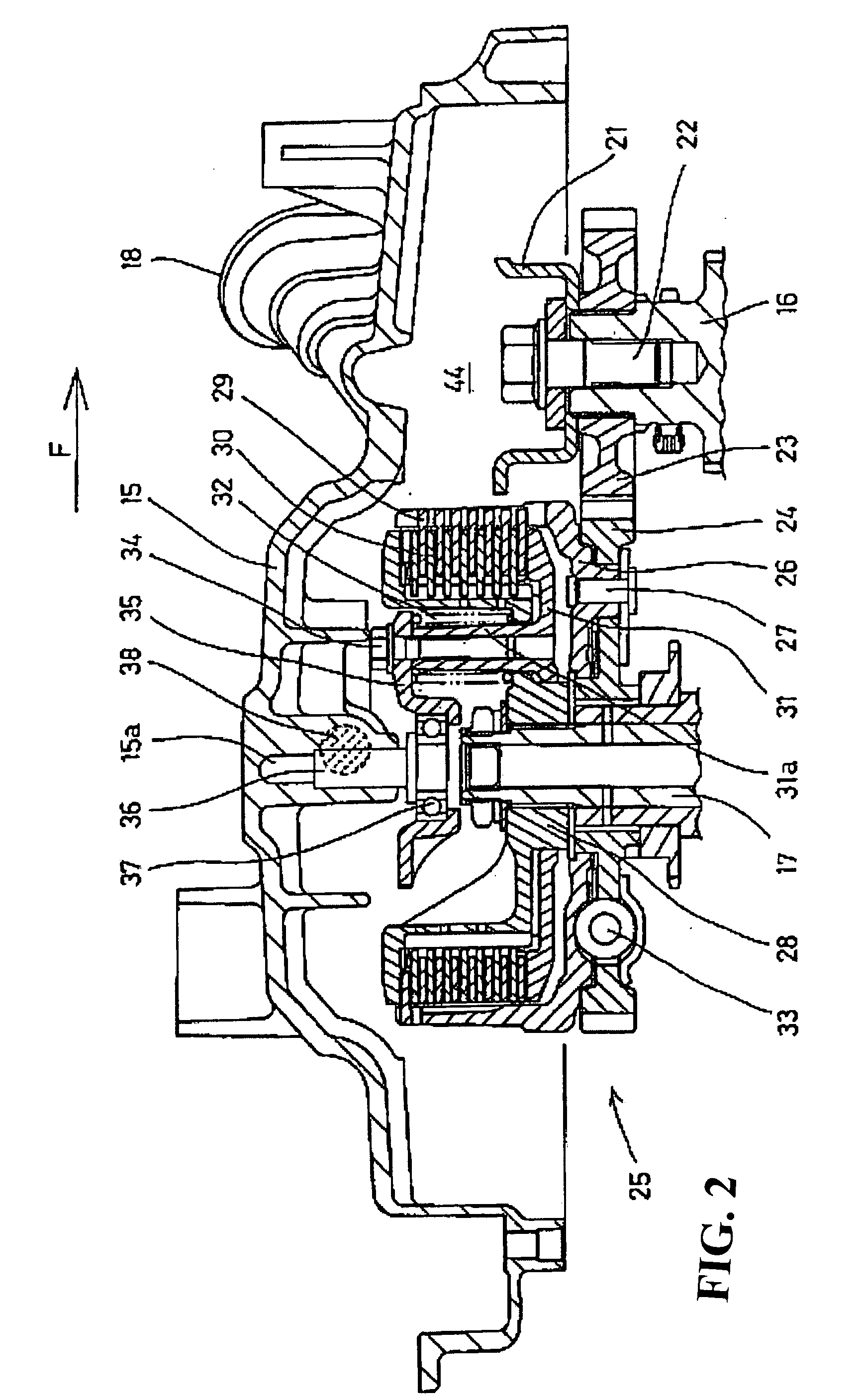 Oil filling structure of internal combustion engine