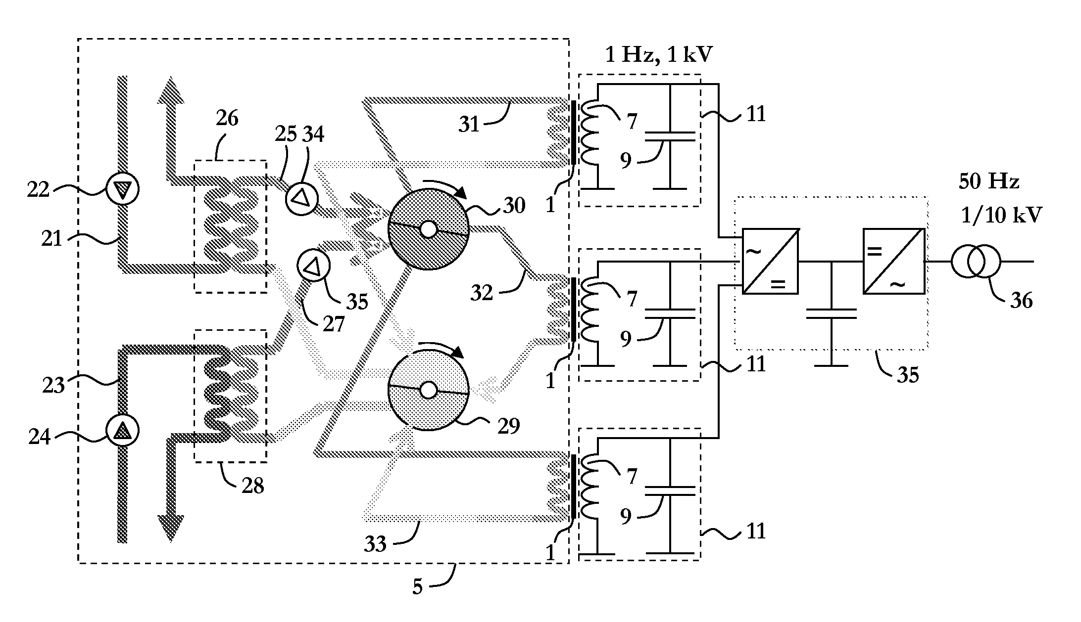 Thermomagnetic generator device and energy converting method