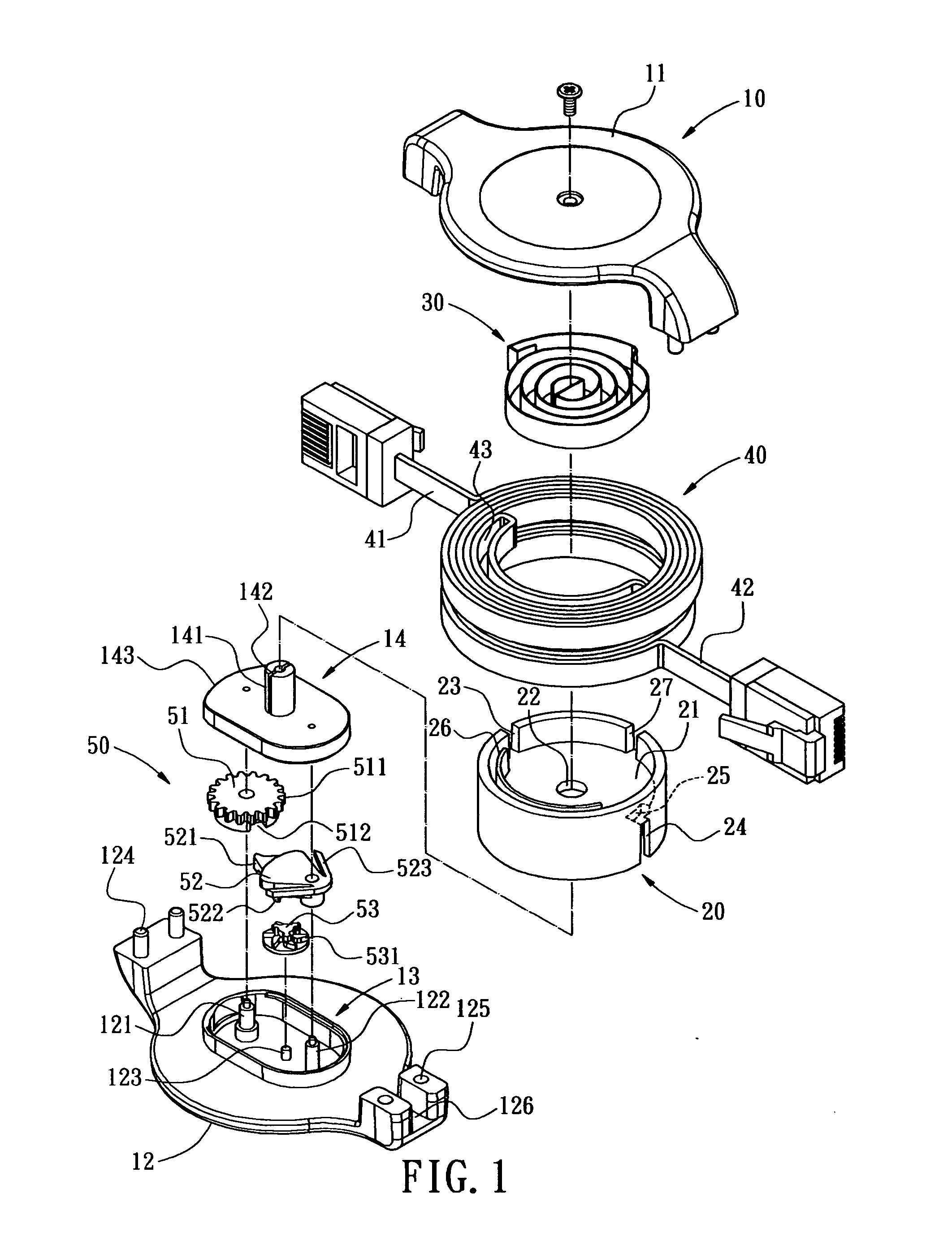 Cable winder apparatus