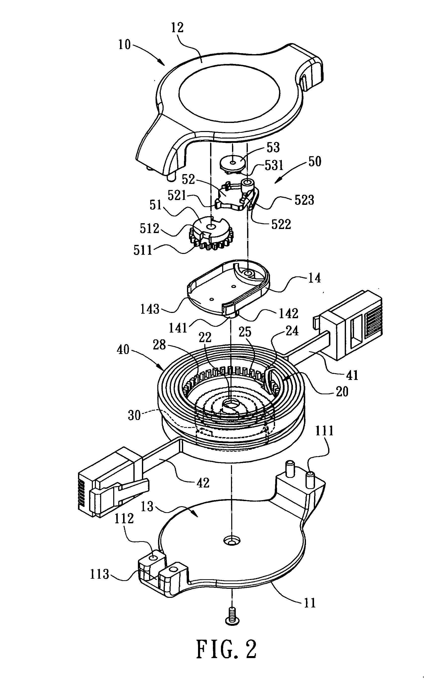 Cable winder apparatus