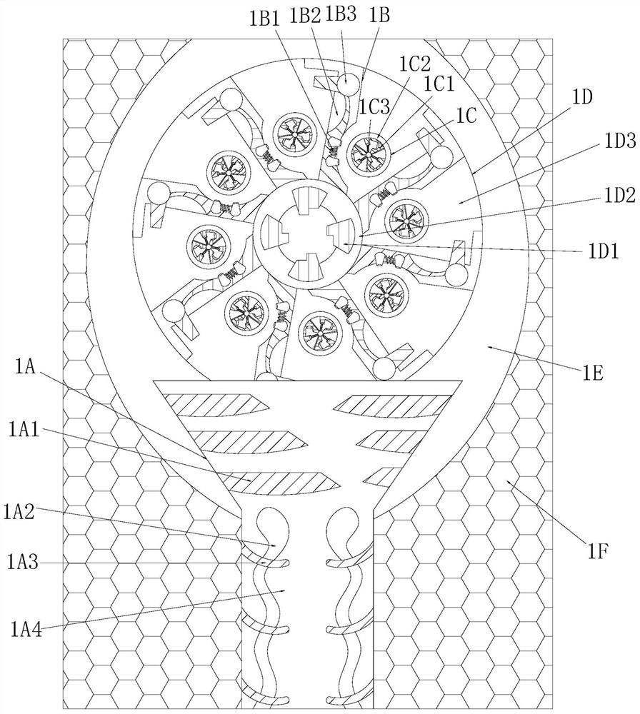 Industrial waste gas purifier