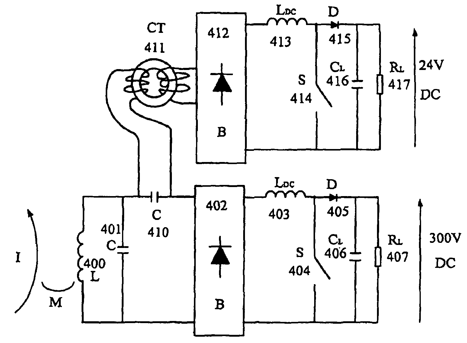 Parallel-tuned pick-up system with multiple voltage outputs