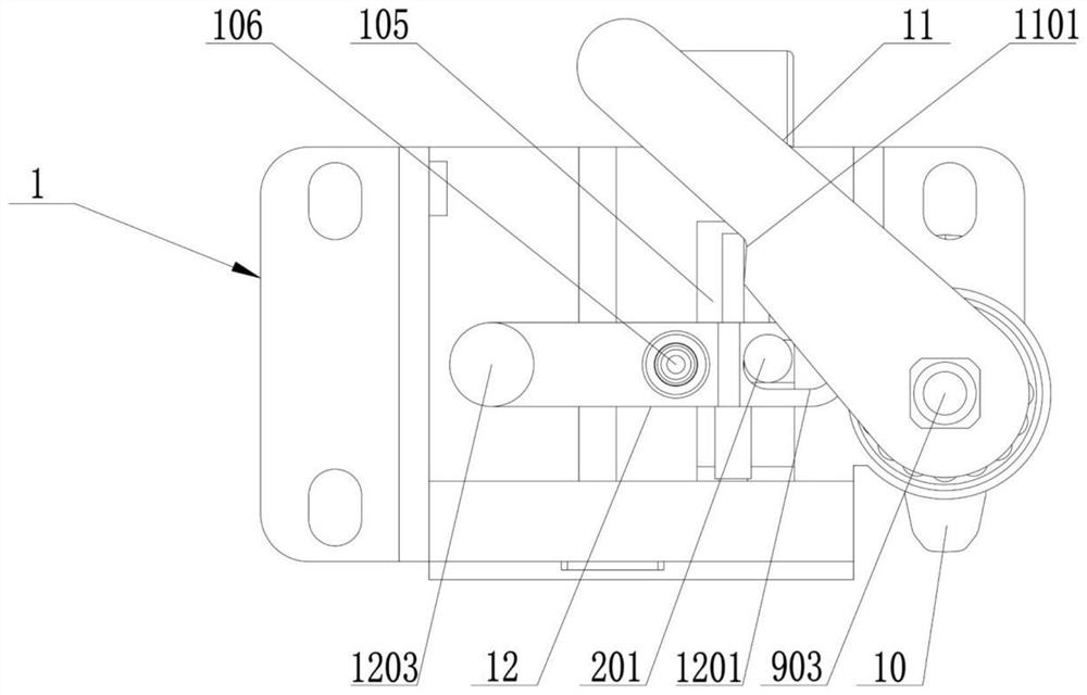 Integrated cabinet electronic lock with an emergency opening function