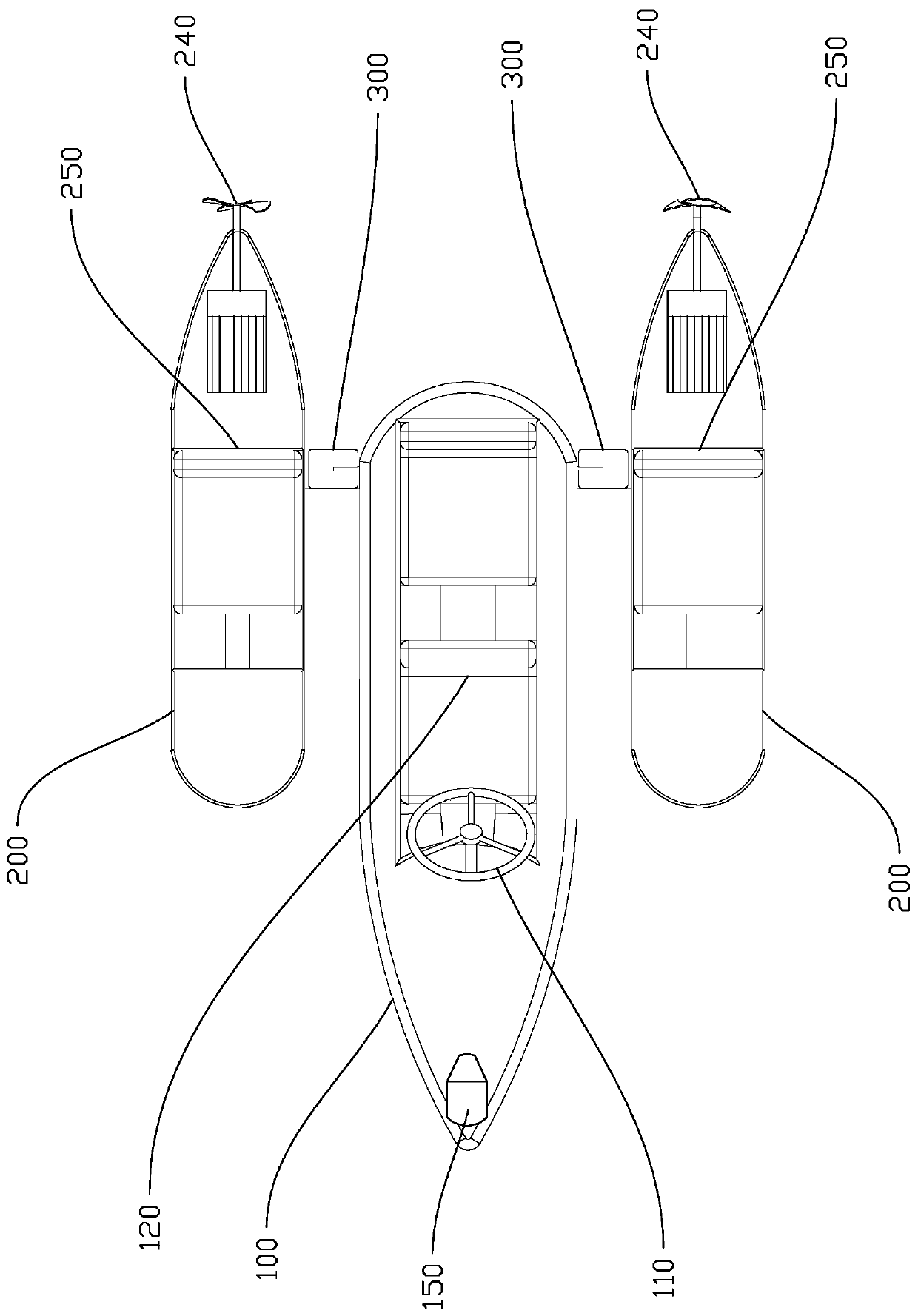 Open submarine